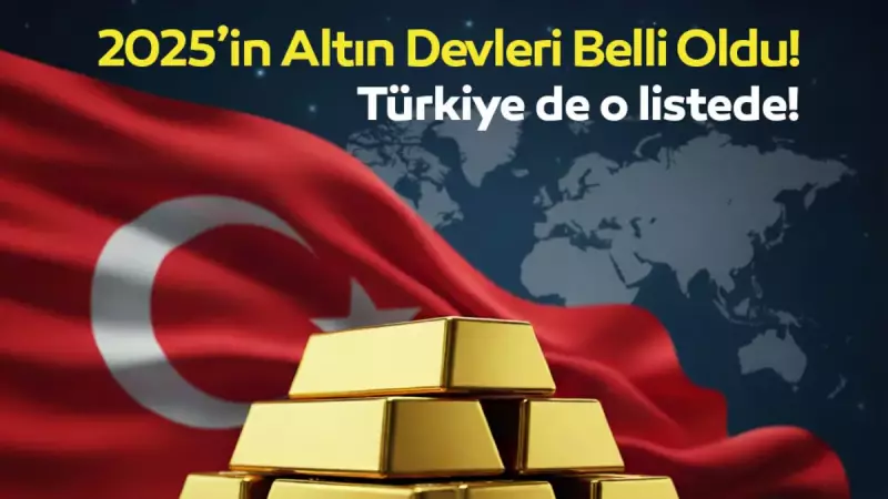 2025 Altın Rezervi Sıralaması: Türkiye 600 Tonla Devler Liginde