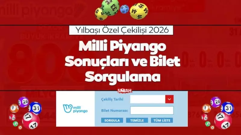 2026 Milli Piyango Sonuçları Açıklandı: 800 Milyon TL Büyük İkramiye Kazanan Numaralar!