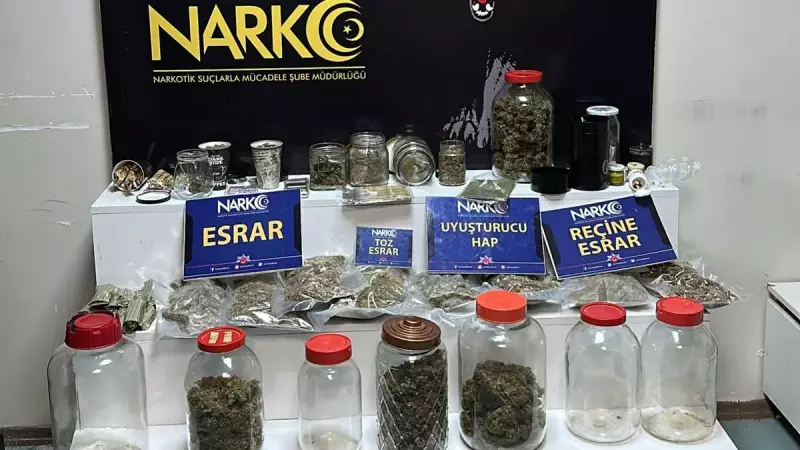 Adana'da Villada Uyuşturucu Serası Kuran Sevgililer Tutuklandı