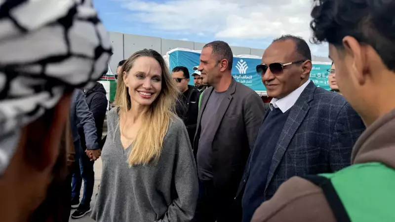 Angelina Jolie Refah Sınır Kapısı'nda: 'Gazze'ye Acil Yardım Şart'