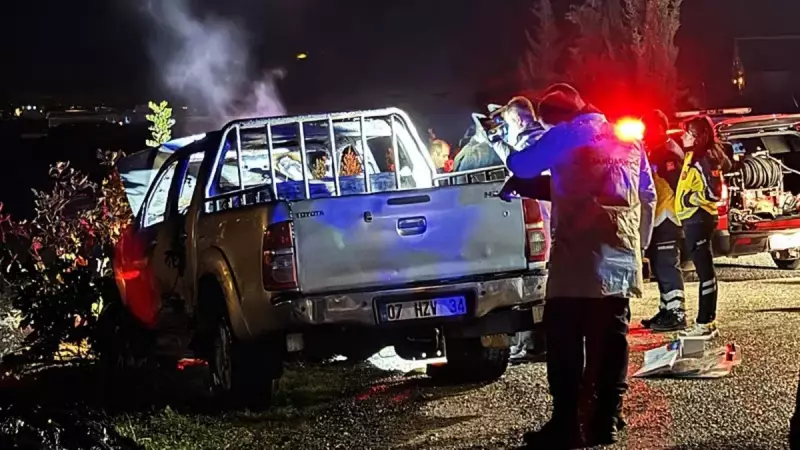 Antalya Gazipaşa'da Araç İçinde Yanmış Ceset Bulundu: Soruşturma Başlatıldı