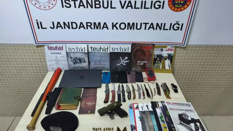 Ataşehir'de Noel Eylem Planlayan DEAŞ'lı Yakalandı: Silah ve Yasaklı Kitap Ele Geçirildi