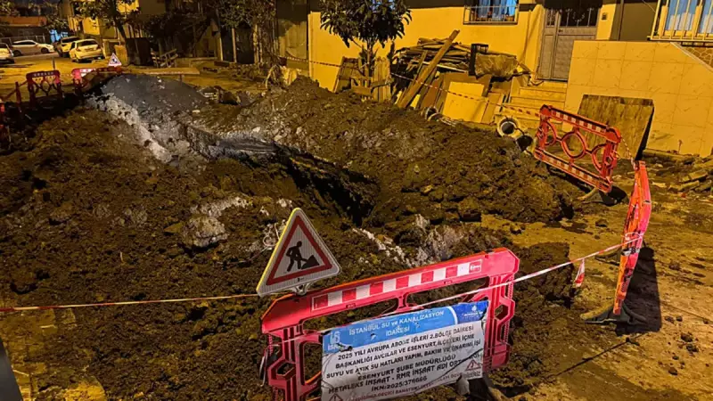Avcılar'da İSKİ Çalışmasında Göçük: İşçi Toprak Altında Kaldı