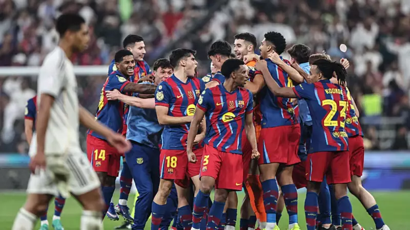 Barcelona, İspanya Süper Kupa'da Real Madrid'i 3-2 Yenerek 16. Kez Şampiyon Oldu!