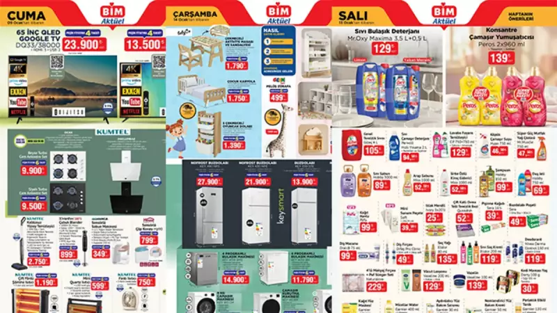 BİM Aktüel 9-13-14 Ocak 2026 Kataloğu Yayınlandı: İndirimli Ürünler
