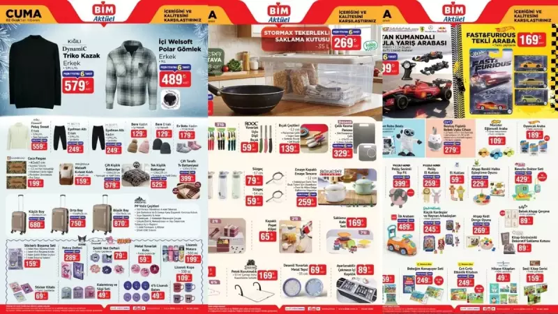 BİM'den Yılbaşı Fırsatı: 30 Aralık ve 2 Ocak'ta İki Ayrı Aktüel Katalog