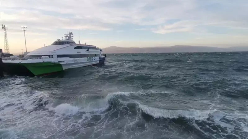 BUDO'nun 6 Seferi Kötü Hava Nedeniyle İptal Edildi