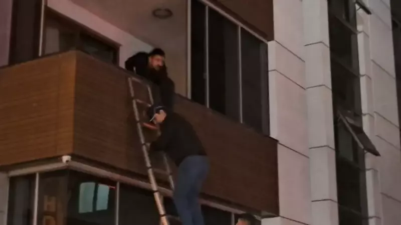 Bursa'da 7 Katlı Otelde Yangın: 8 Kişi Hastanelik Oldu