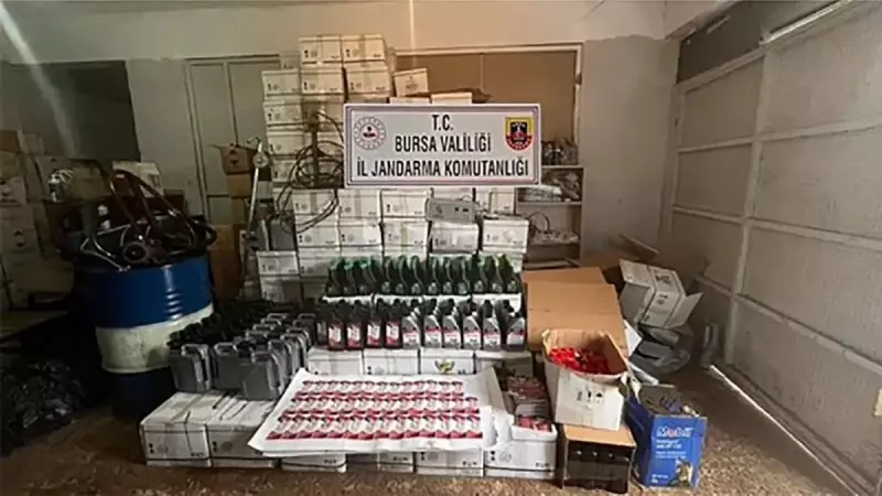 Bursa'da Kaçak Akaryakıt Operasyonu: 5 Gözaltı, 9.200 Litre Ele Geçirildi