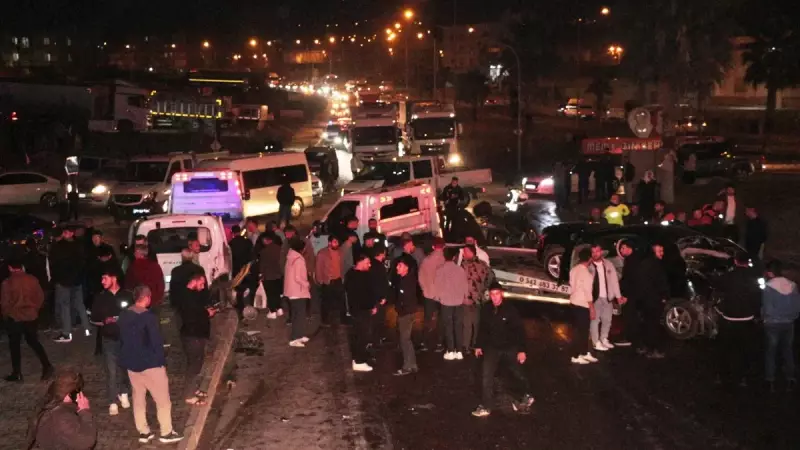 Cizre'deki Vinç Kazası Görüntüleri Ortaya Çıktı: Şoför Son Anda Atladı!