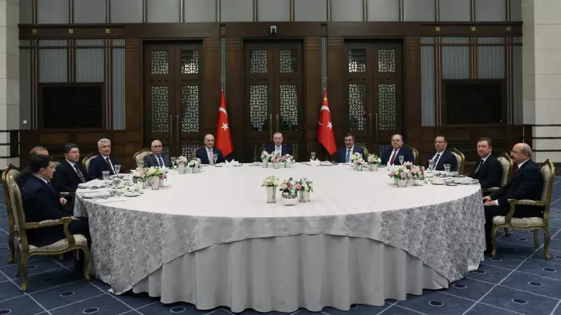 Cumhurbaşkanı Erdoğan, Yasama ve Yargı Başkanları ile Bir Araya Geldi