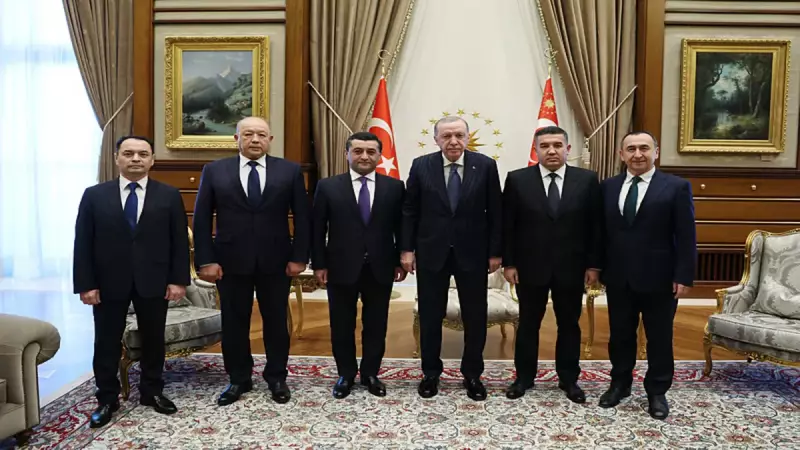 Cumhurbaşkanı Erdoğan, Özbekistan'dan Üst Düzey Heyeti Kabul Etti