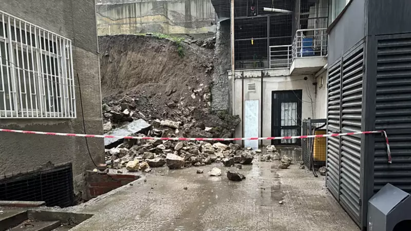 Edirne'de Sağanak Felç Etti: İstinat Duvarı Çöktü, Balkonlar Hasar Gördü