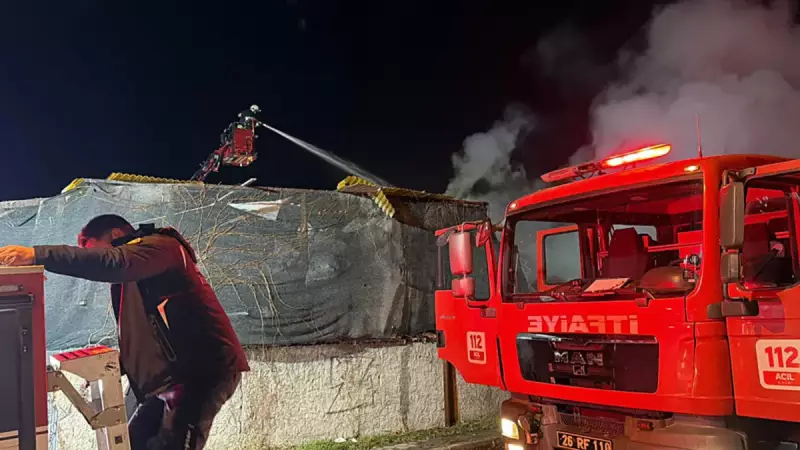 Eskişehir'de Marangozhane Yangını: Tepebaşı'nda Alevler Kontrol Altına Alındı