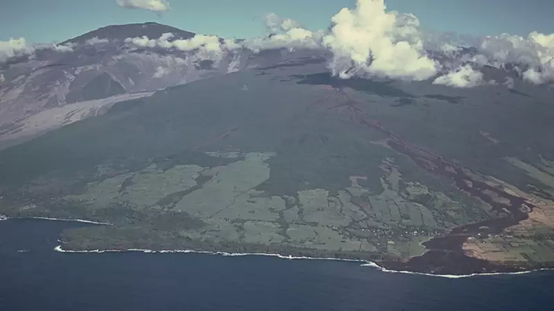 Fransa'da Volkan Alarmı: Piton de la Fournaise Harekete Geçti