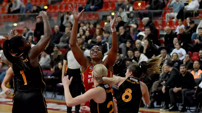 Galatasaray Kadın Basketbol Takımı, Kayseri'de 95-70'lik Farklı Galibiyet Aldı