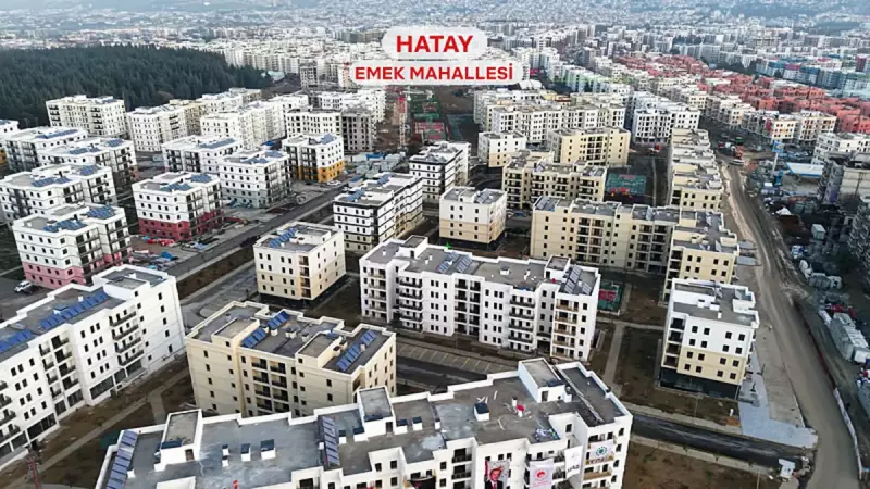 Hatay'da Asrın İnşası: 6 Bin Kişiyle 455 Bin Konut Teslim Edildi