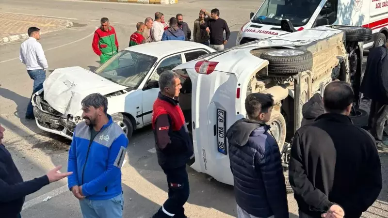 Karaköprü'de Trafik Kazası: 1 Yaralı