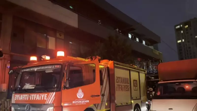 Küçükçekmece'de İş Yeri Yangını: Saat 7.30'da Başladı, Can Kaybı Yok