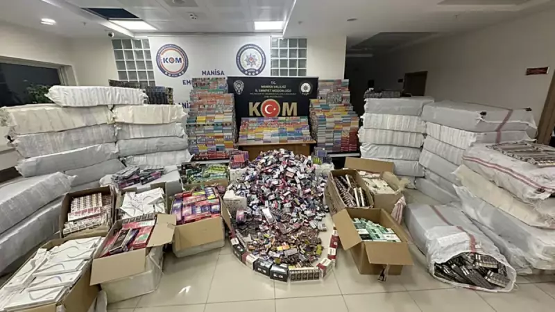 Manisa'da Kaçak Tütün Operasyonu: 79 Bin Paket Sigara Ele Geçirildi, 1 Tutuklama
