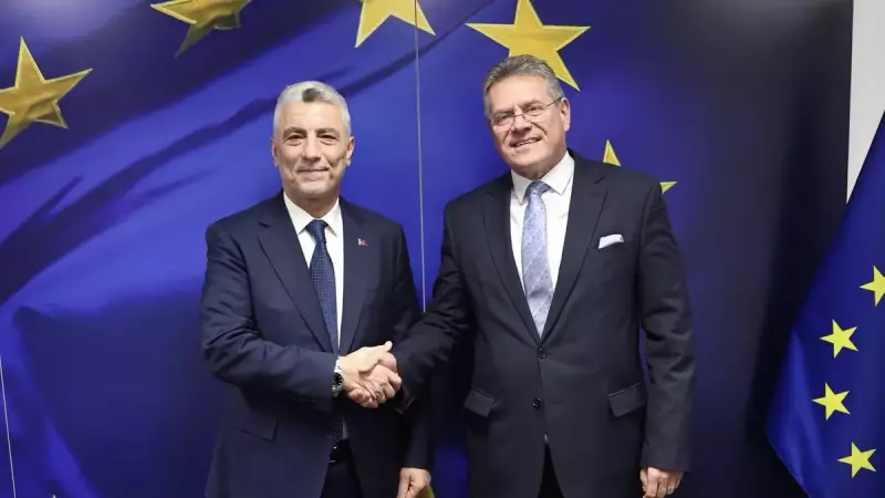 Ömer Bolat Brüksel'de AB Komiseri Sefcovic ile Gümrük Birliği Görüşmelerini Sürdürdü