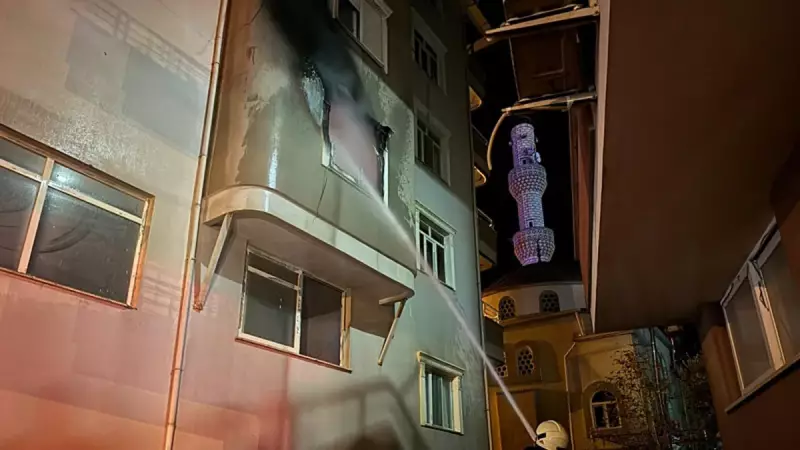 Mersin'de Elektrikli Sobadan Yangın: 3 Çocuklu Aile Son Anda Kurtuldu