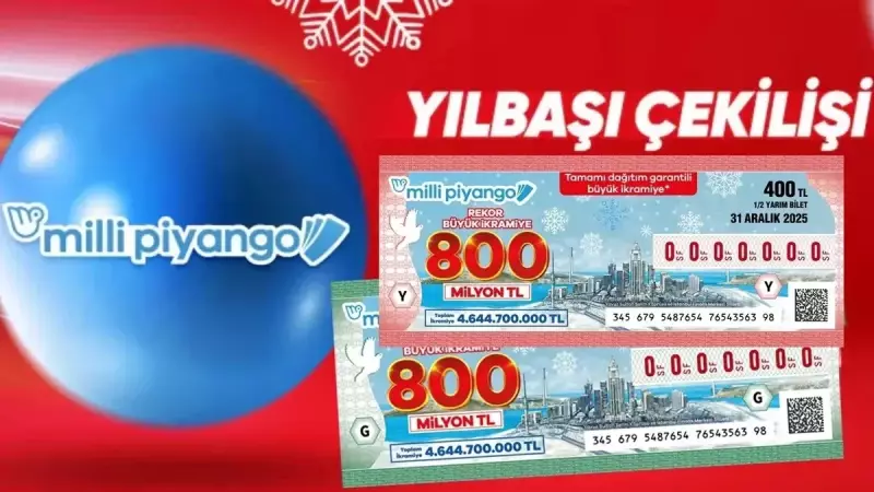 Milli Piyango 2026 Yılbaşı Çekilişi: Son 3 Rakam Bilene 2.400 TL İkramiye