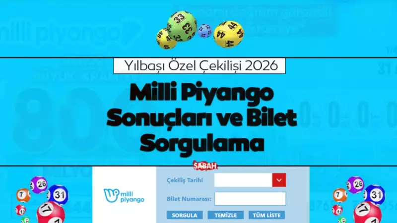 Milli Piyango 2026 Yılbaşı Çekilişi Sonuçları Açıklandı: 800 Milyon TL Kazanan Numaralar