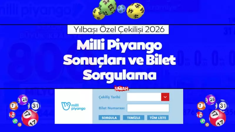 Milli Piyango 2026 Yılbaşı Çekilişi Sonuçları Açıklandı! Kazanan Numaralar