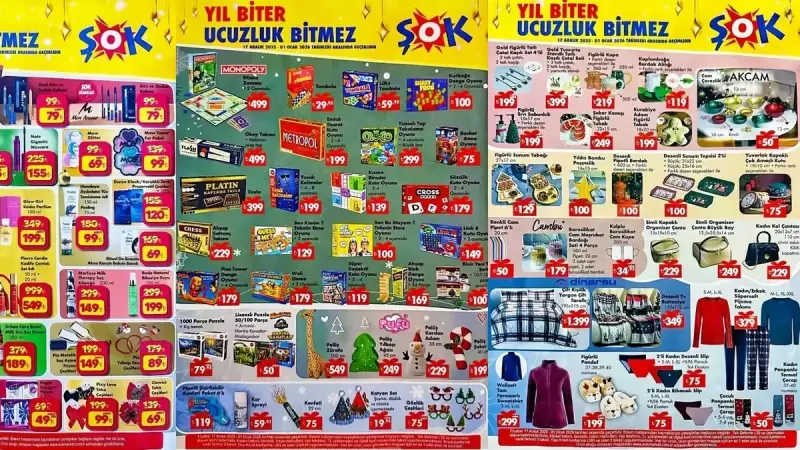 ŞOK Market'te Yıl Sonu Fırsatları: 1 Ocak 2026'ya Kadar Geçerli İndirimler