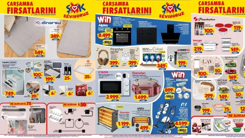 ŞOK'ta 7-13 Ocak 2026 Fırsatları: Gıdadan Teknolojiye İndirimler