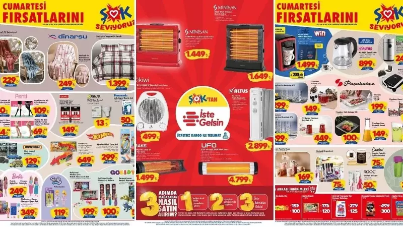 ŞOK'tan 3-6 Ocak İndirimleri: TV Battaniyesi ve Fanlı Isıtıcı Fırsatı