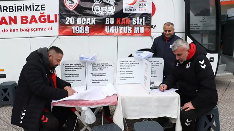 Samsunspor'dan Kan Bağışı Kampanyası: Forma ve Bilet Hediye