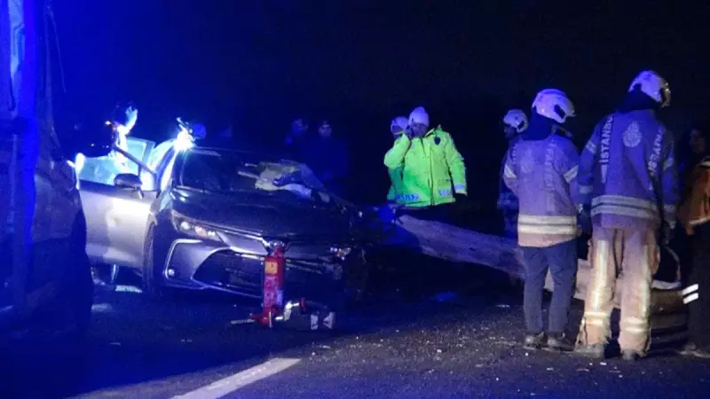 Silivri'de feci kaza: Genç sürücü hayatını kaybetti, 2 yaralı