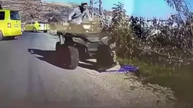 İsrailli Yedek Asker, Namaz Kılan Filistinliyi ATV ile Ezdi