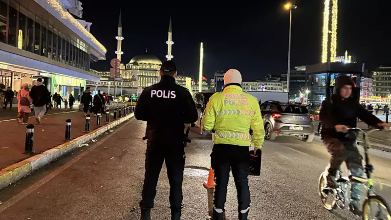 İstanbul'da Helikopter Destekli 'Huzur' Operasyonu: Taksim'de Gece Denetimi