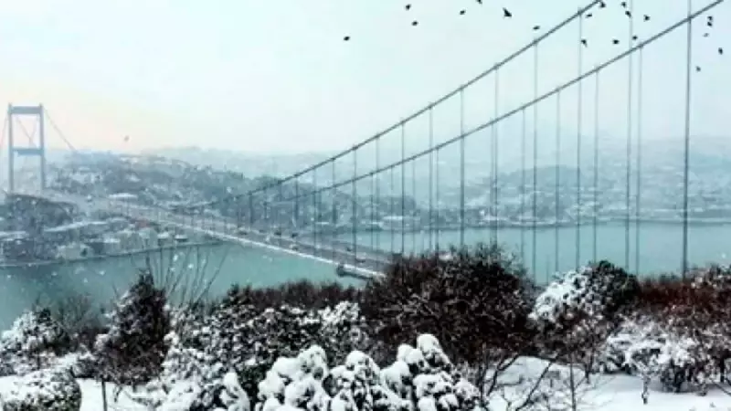 İstanbul'da Karlı Günler Geri Döndü: Yüksek Kesimler Beyaza Büründü