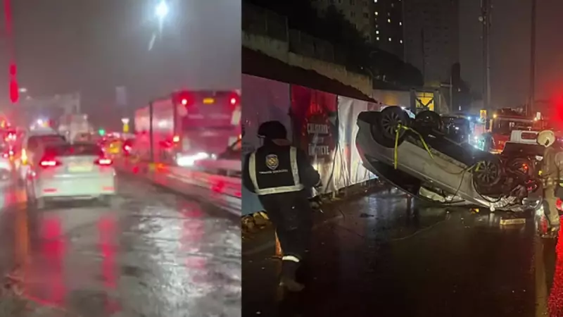 İstanbul'da Sağanak Felç Etti: Yollar Çöktü, Caddeler Göle Döndü