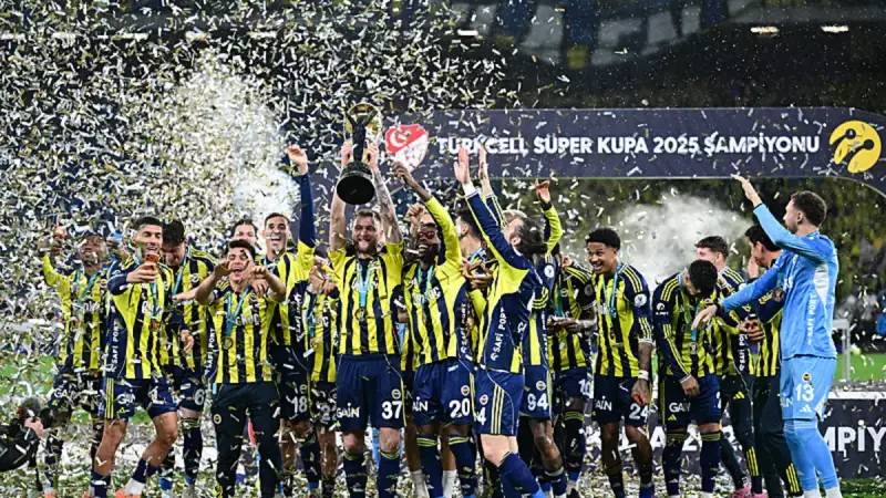 TFF, Süper Kupa Şampiyonu Fenerbahçe'yi Resmen Tebrik Etti