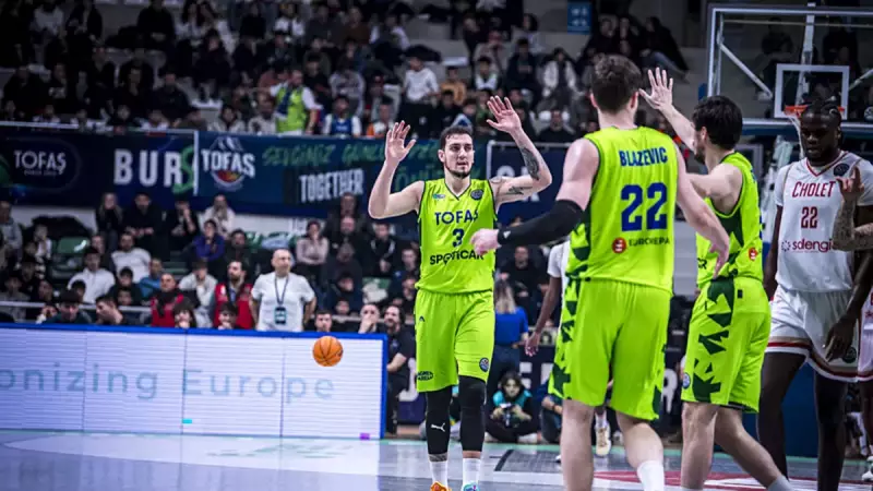 TOFAŞ, Cholet Basket'i 84-82 Yenerek Şampiyonlar Ligi'nde Son 16'da!