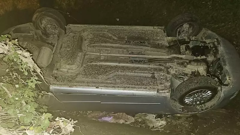 Tokat'ta Feci Kaza: Otomobil Su Kanalına Uçtu, 1 Ölü