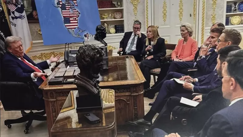 Trump'tan Haritalı Paylaşım: Kanada, Venezuela ve Grönland ABD Toprağı Gösterildi