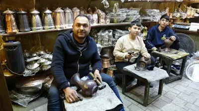 3 Kuşaktır Aynı Tezgah: Bakırcılık Mesleği Cengiz Ailesiyle Yaşıyor