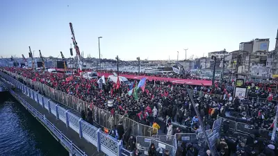 520 Bin Kişi Galata Köprüsü'nde Gazze İçin Buluştu: 'Susmuyoruz'