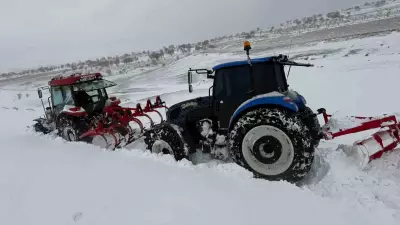 Batman'da Kar Felaketi: 507 Köy Yolu Kapandı, Hamile Kadın Kurtarıldı