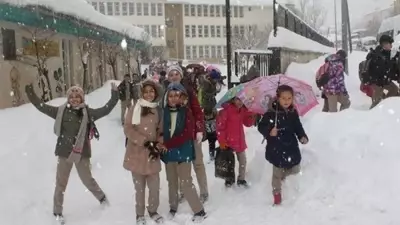 Hakkari'de Kar Tatili: 29 Aralık Pazartesi Okullar Tatil Mi?