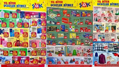 ŞOK Market'ten Yılbaşına Özel Fırsatlar: 1 Ocak'a Kadar Geçerli!
