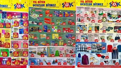 ŞOK'ta Yılbaşı Alışverişi: 1 Ocak'a Kadar Geçerli İndirimler Başladı