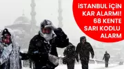İstanbul'a Kar Geliyor! Uzman Tarih Verdi: 68 İl İçin Sarı Alarm
