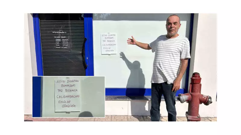 45 Derece Sıcaklıkta İşyerine Not Bırakıp Tatile Çıktı: 'Bunu Hak Ettim!'